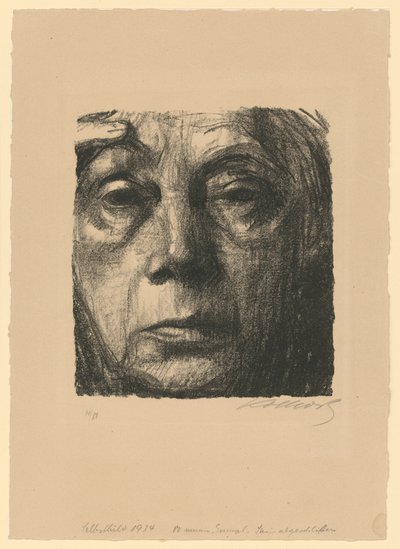 Selbstbildnis von Käthe Kollwitz