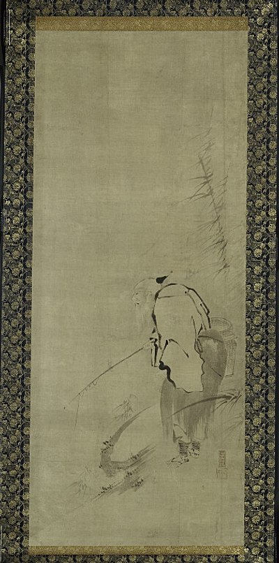 Triptychon von Zhou Moushu, Xiwangmu und Taigong Wang von Kaiho Yusho