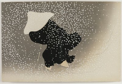Blumen von hundert Welten (Momoyogusa): Wirbelnder Schnee von Kamisaka Sekka