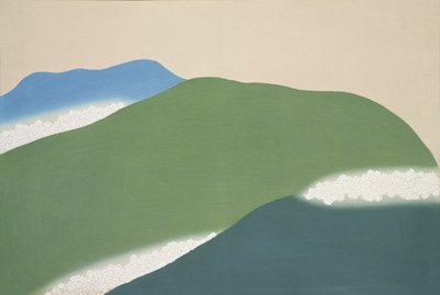 Grüne Berge aus Momoyogusa von Kamisaka Sekka