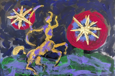 Goldener Zentaurenschütze von Kanat Ibragimov
