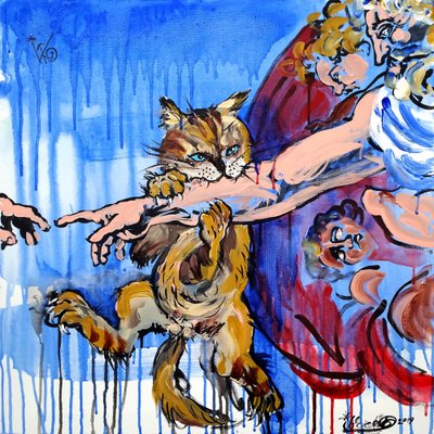 Die Schöpfung der Katze von Kanat Ibragimov