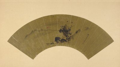 Fluss und rote Sonne, Edo-Zeit, frühes 19. Jahrhundert von Kano Isen
