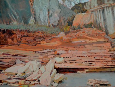 Geschichtete Flusssteine von Karin Bos
