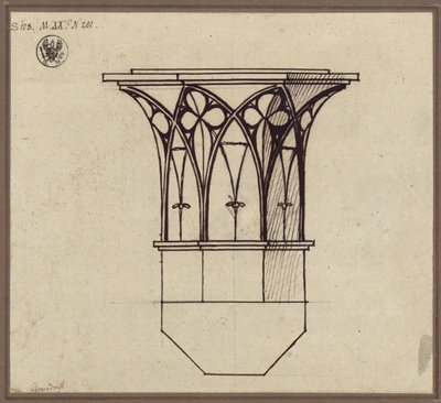 Achteckiges Säulenkapitell von Karl Friedrich Schinkel