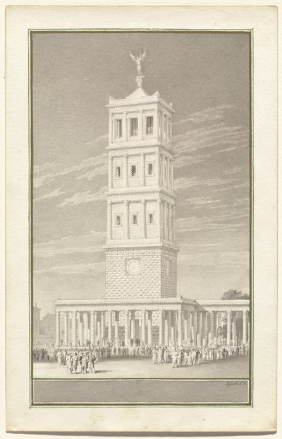 Campanile einer Kathedrale für Berlin von Karl Friedrich Schinkel