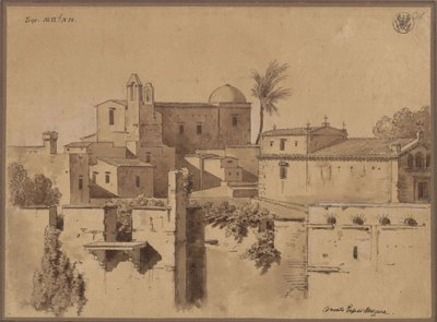 Kloster oder Kirche in Marsala auf Sizilien von Karl Friedrich Schinkel
