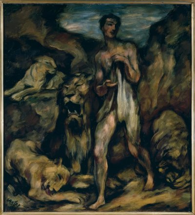 Daniel in der Löwengrube von Karl Hofer