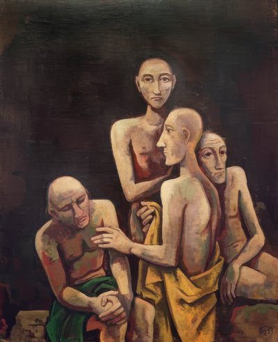 Die Gefangenen von Karl Hofer