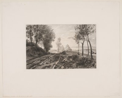 Landschaft mit Weg von Karl Jensen