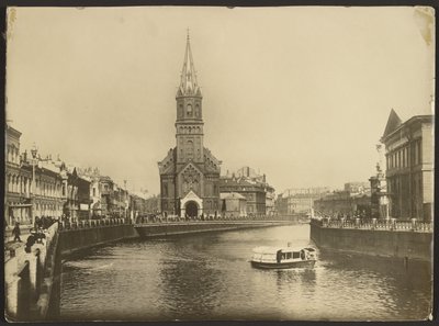 Die Deutsche Kirche am Moika-Kanal, St. Petersburg von Karl Karlovitz Bulla