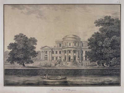 Der Jelagin-Palast in Sankt Petersburg, 1823 von Karl Petrovich Beggrov