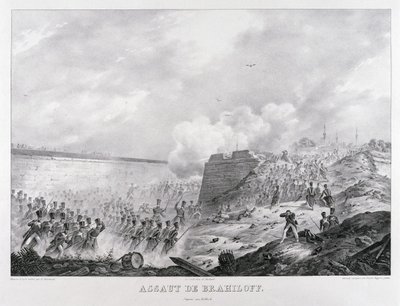 Die Erstürmung der Festung Brailov am 15. Juni 1828, 1829 von Karl Petrovich Beggrov