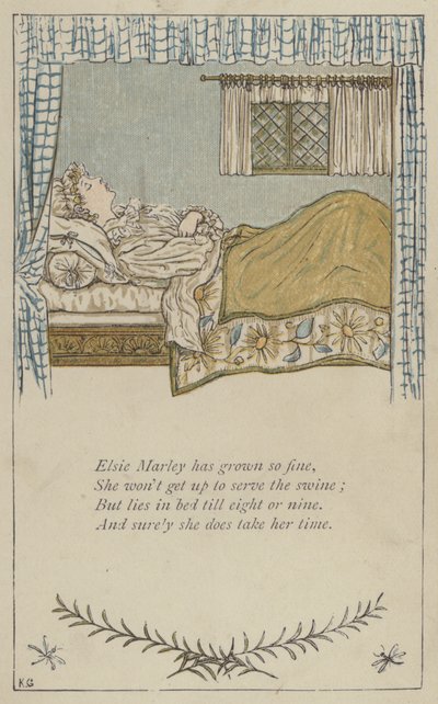 Elsie Marley ist so fein geworden von Kate (after) Greenaway