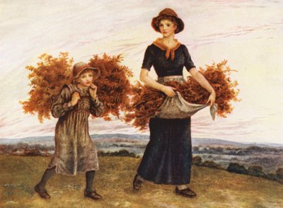 Die Farnsammler von Kate (after) Greenaway