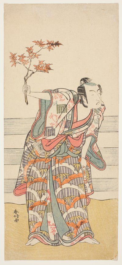 Schauspieler Ichikawa Monnosuke II in einer unbekannten Rolle von Katsukawa Shunkо̄