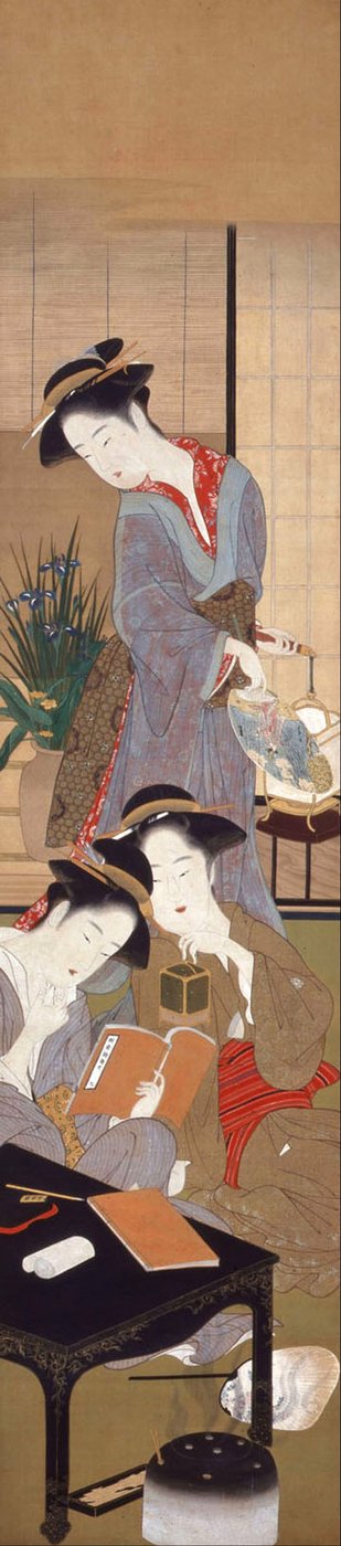 Frauen und Ereignisse der 12 Monate von Katsukawa Shunsho