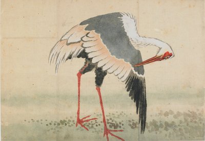 Kranich von Katsushika Hokusai