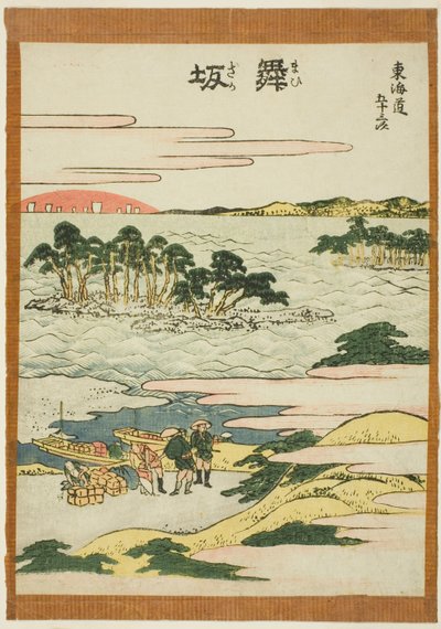 Maisaka, aus der Serie "Dreiundfünfzig Stationen des Tokaido" von Katsushika Hokusai