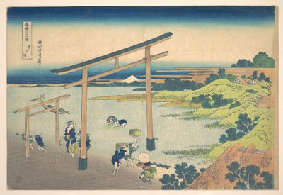 Bucht von Noboto (Noboto no ura), aus der Serie Sechsunddreißig Ansichten des Berges Fuji (Fugaku sanjūrokkei) von Katsushika Hokusai