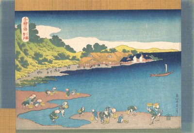 Noboto in Shimosa, aus der Serie Tausend Bilder des Meeres, 1832-33 von Katsushika Hokusai