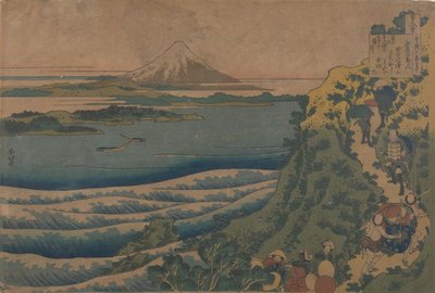Gedicht von Yamade no Akahito von Katsushika Hokusai