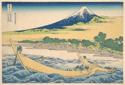 Tago-Bucht bei Ejiri auf der Tōkaidō, aus der Serie Sechsunddreißig Ansichten des Berges Fuji (Fugaku sanjūrokkei) von Katsushika Hokusai