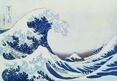 Die große Welle vor Kanagawa, aus der Serie 