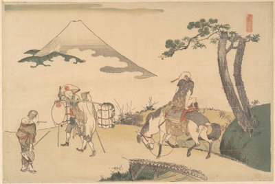 Der Gipfel des Berges Fuji von Katsushika Hokusai