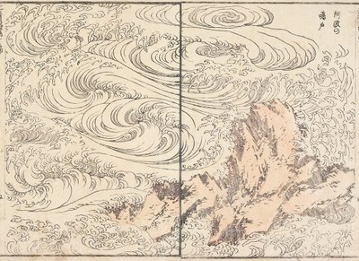 Strudel bei Awa von Katsushika Hokusai
