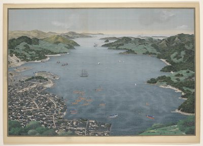 Nagasaki Hafen von Kawahara Keiga (workshop of)