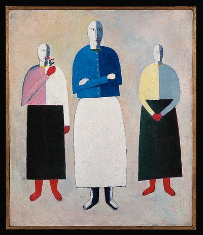 Komposition mit La Gioconda von Kazimir Severinovich Malevich