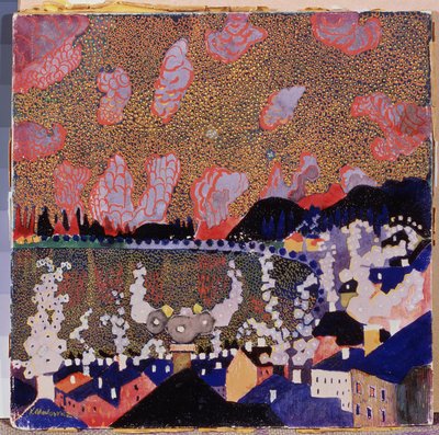 Kleine Stadt von Kazimir Severinovich Malevich