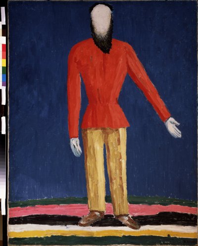 Ein Bauer von Kazimir Severinovich Malevich