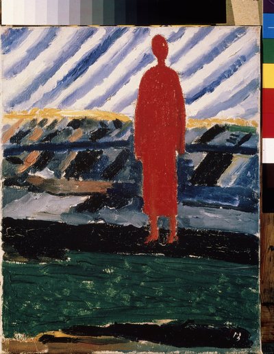 Eine rote Figur von Kazimir Severinovich Malevich
