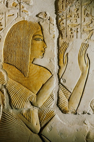 Grab von Maia; Ägypten; Archäologie; Neues Reich; Saqqara, Amarna-Periode, Kunst, 2002 (Foto) von Kenneth Garrett