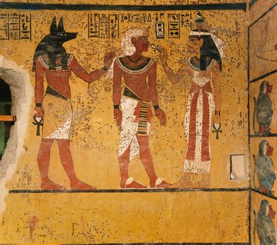 Wandmalerei im Grab von König Tutanchamun; Ägypten; Neues Reich; Tutanchamun; Tal der Könige von Kenneth Garrett