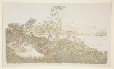 Personen am Meer von Ker Xavier Roussel