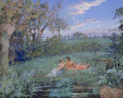 Die Liebenden am Flussufer, ca. 1910-20 von Ker Xavier Roussel