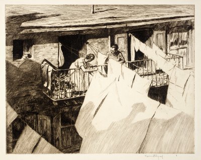 Ein Balkon in der Bank Street von Kerr Eby