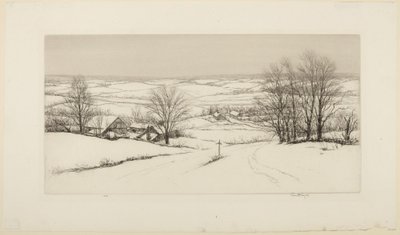 Neuschnee in Neuengland von Kerr Eby