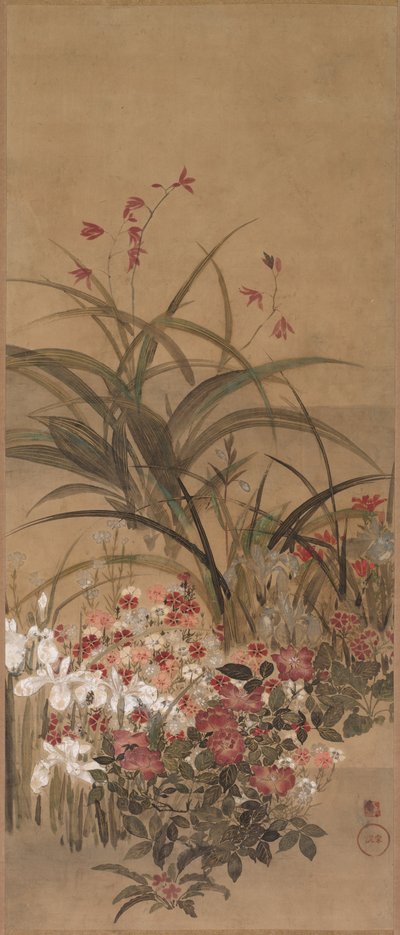 Sommerblumen von Kitagawa Sosetsu