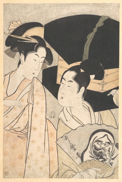 Fächerverkäufer von Kitagawa Utamaro