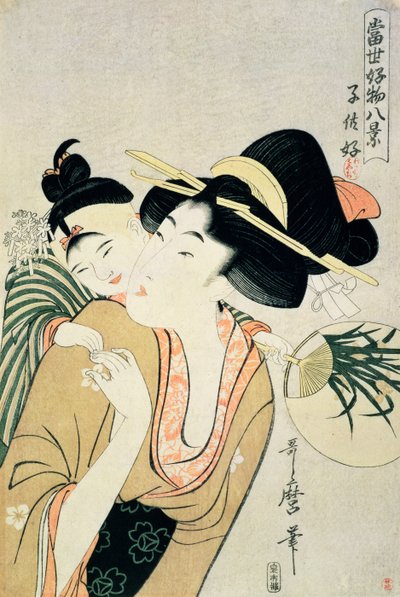 T H Riches. Ein Liebhaber von Kindern von Kitagawa Utamaro