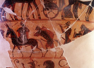 Die Rückkehr des Hephaistos nach Olympus - (Detail) - 