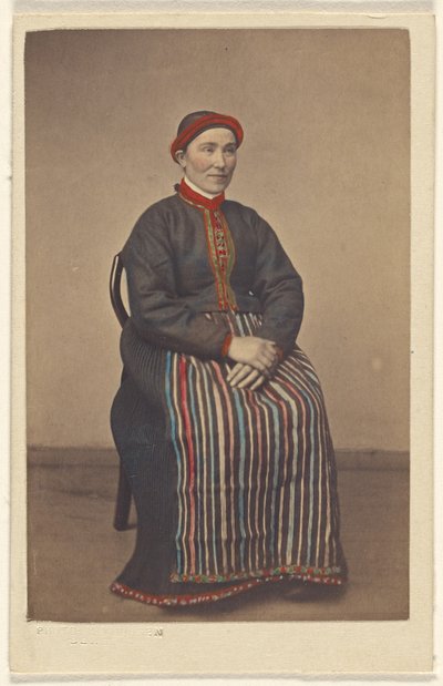 Mädchen aus Osterfjorden von Knud Knudsen