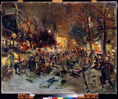 Großer Boulevard in Paris von Konstantin Alekseevich Korovin
