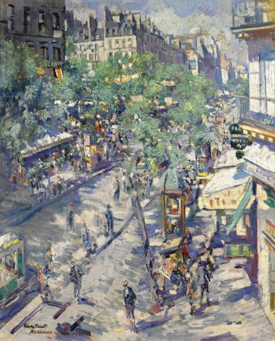 Der Boulevard de Sébastopol in Paris, 1923 von Konstantin Alekseevich Korovin