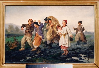 Die Rückkehr vom Jahrmarkt von Konstantin Alexandrovich Trutovsky
