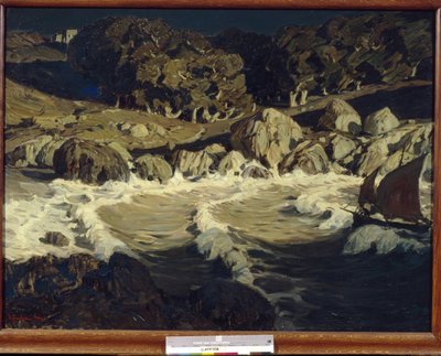 Nacht am Meer (1903) von Konstantin Fedorovich Bogaevsky